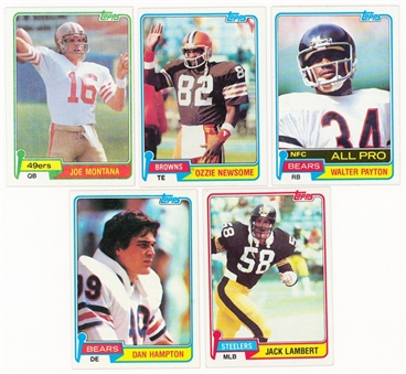 1981 Topps Football Near Set Includes Joe Montana Rookie Card (520 of 528)